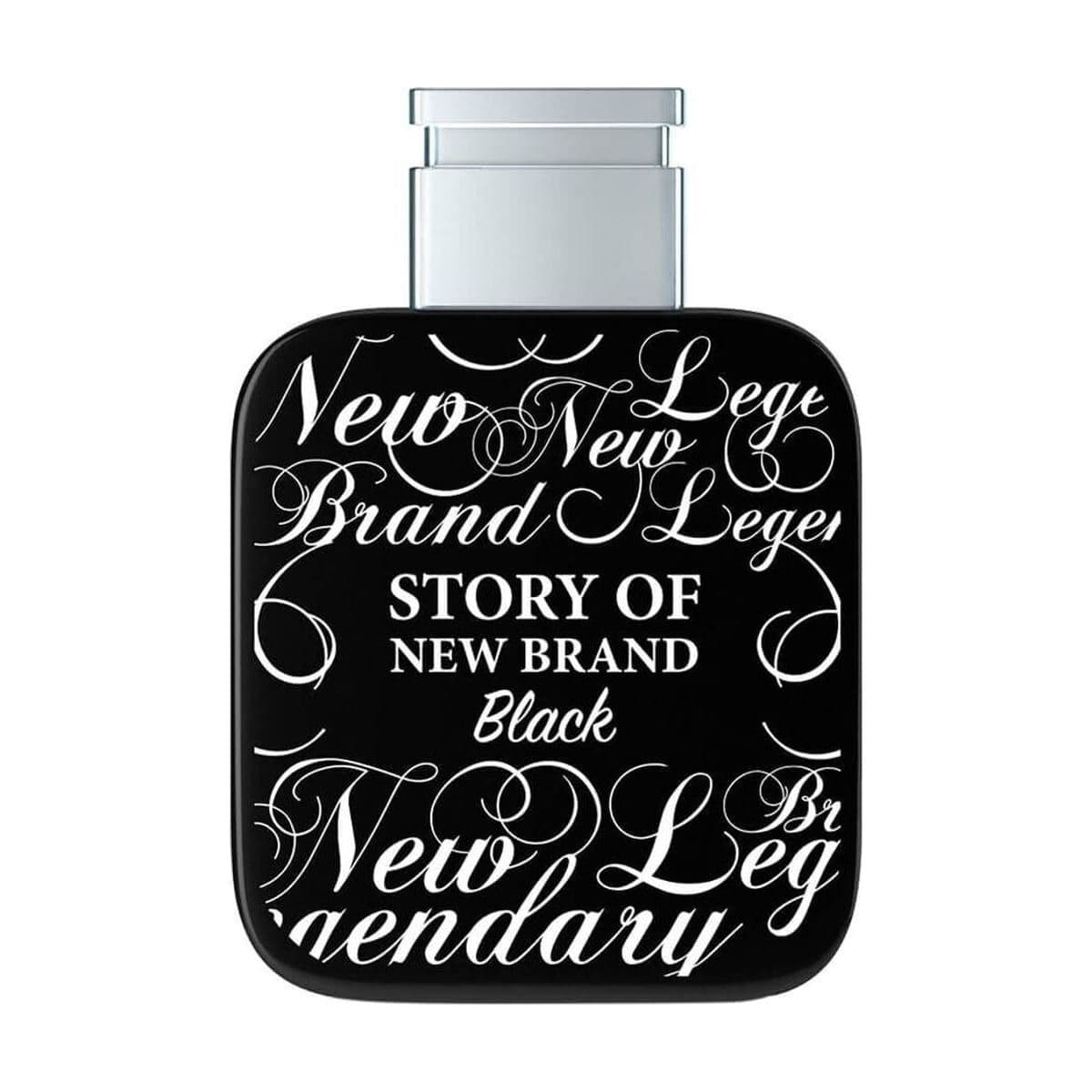 Embalagem de Perfume New Brand Story Of New Brand Black Masculino Eau de Toilette