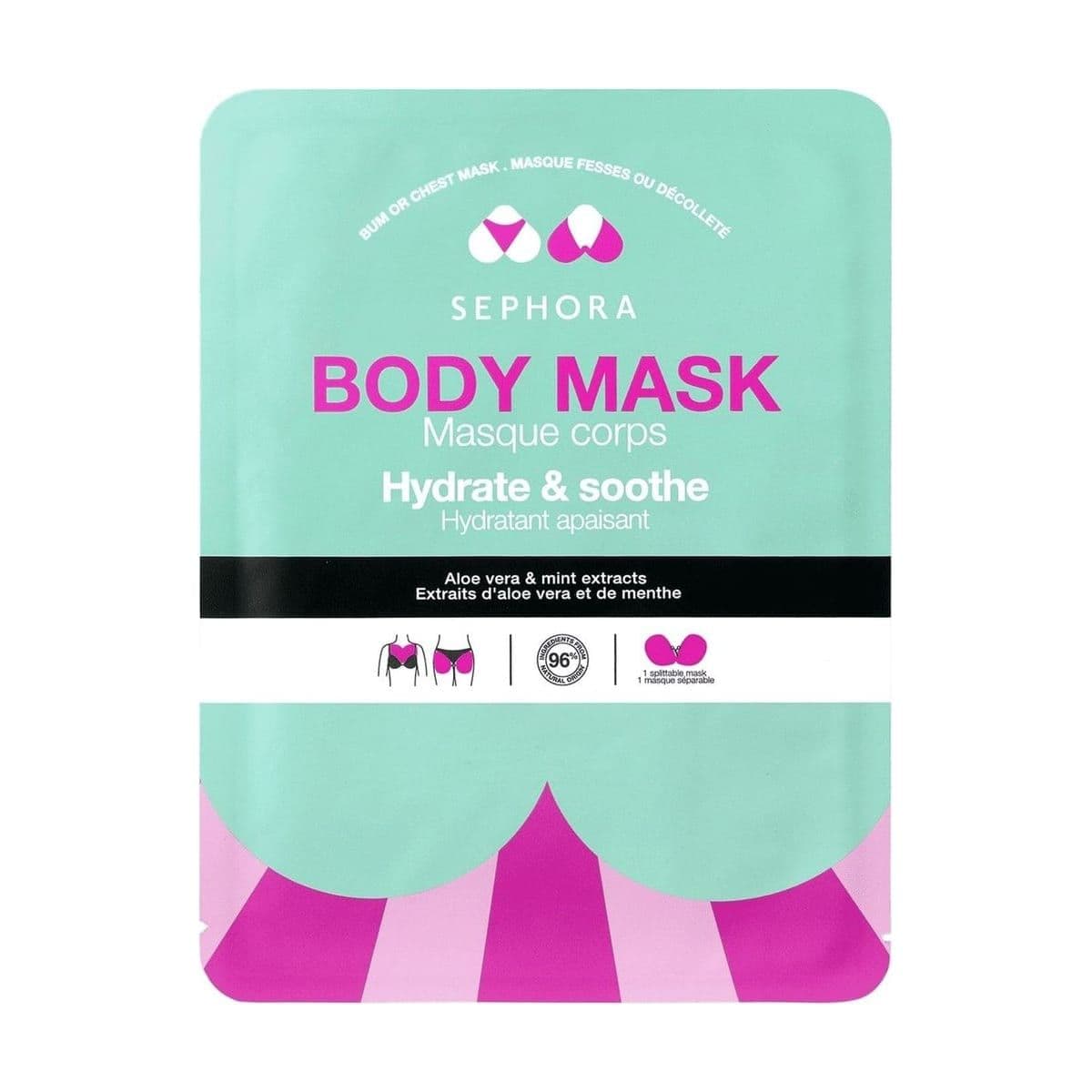 Embalagem de Máscara Corporal Sephora Collection