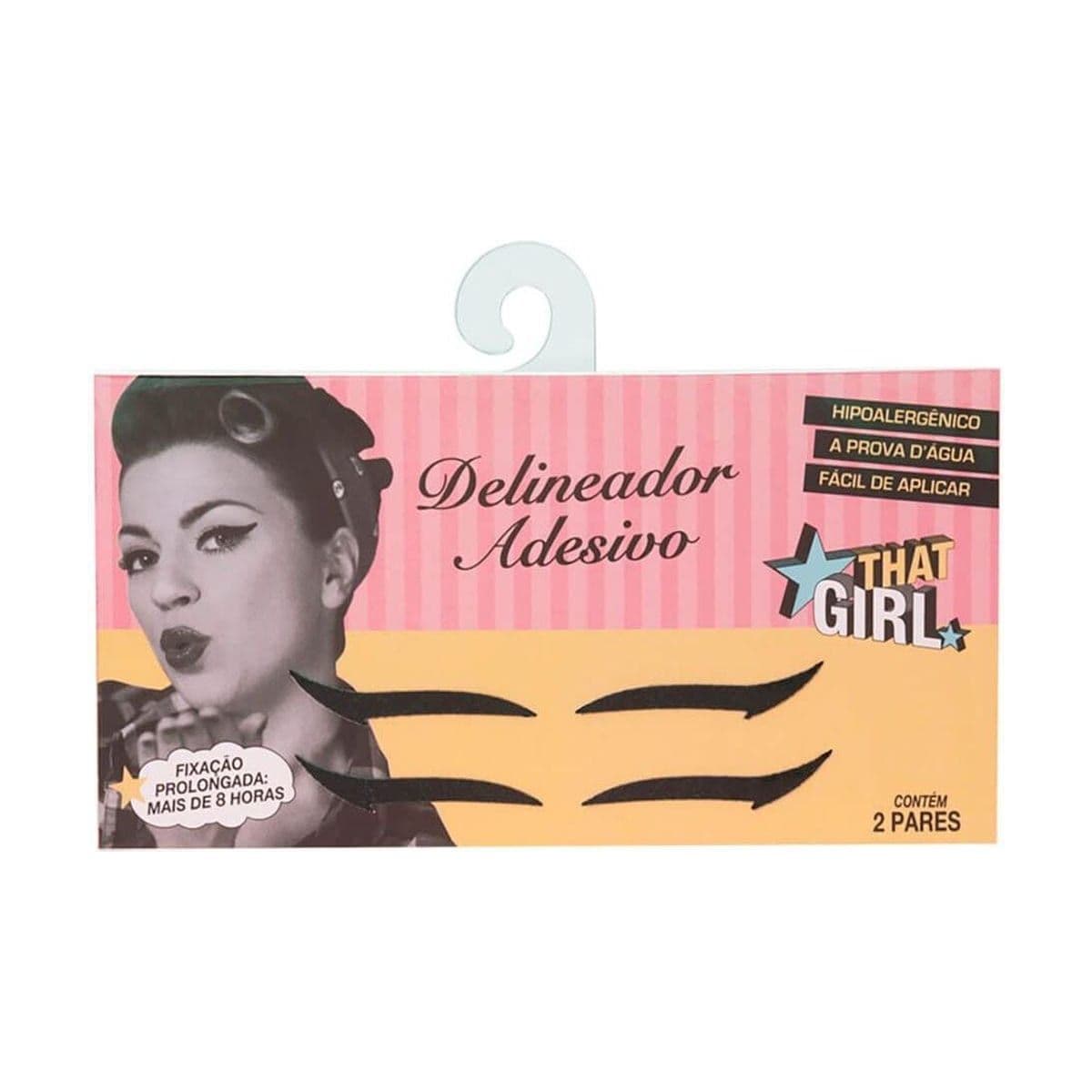 Embalagem de Delineador That Girl Adesivo Preto