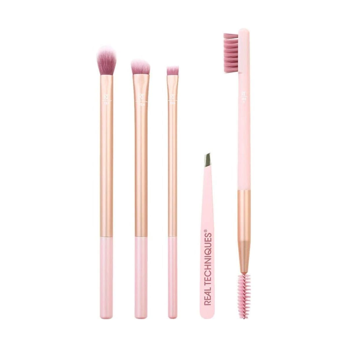 Embalagem de Kit de Pincéis Para Olhos Real Techniques Natural Beauty