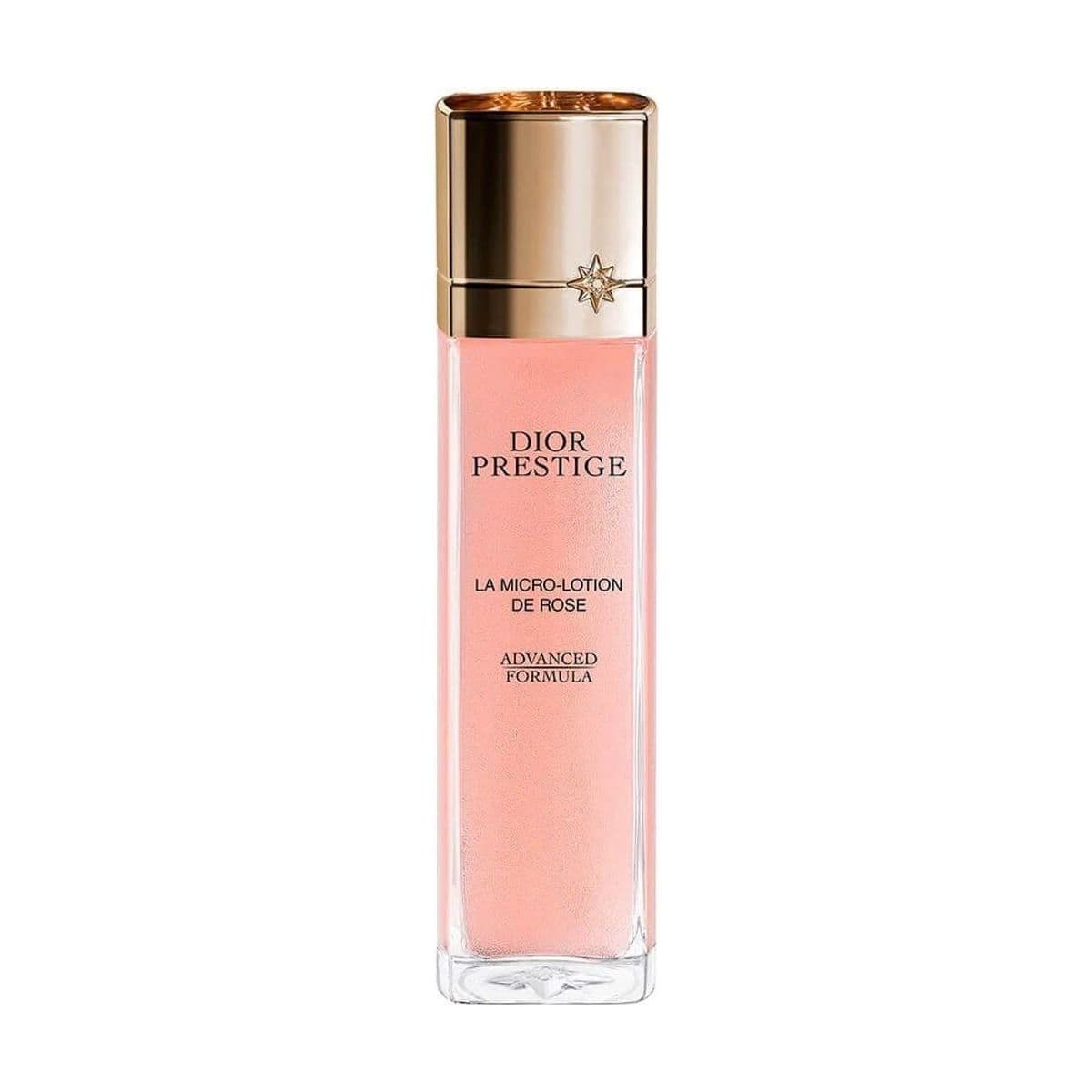 Embalagem de Loção Facial Dior Prestige La Micro Lotion de Rose Advanced