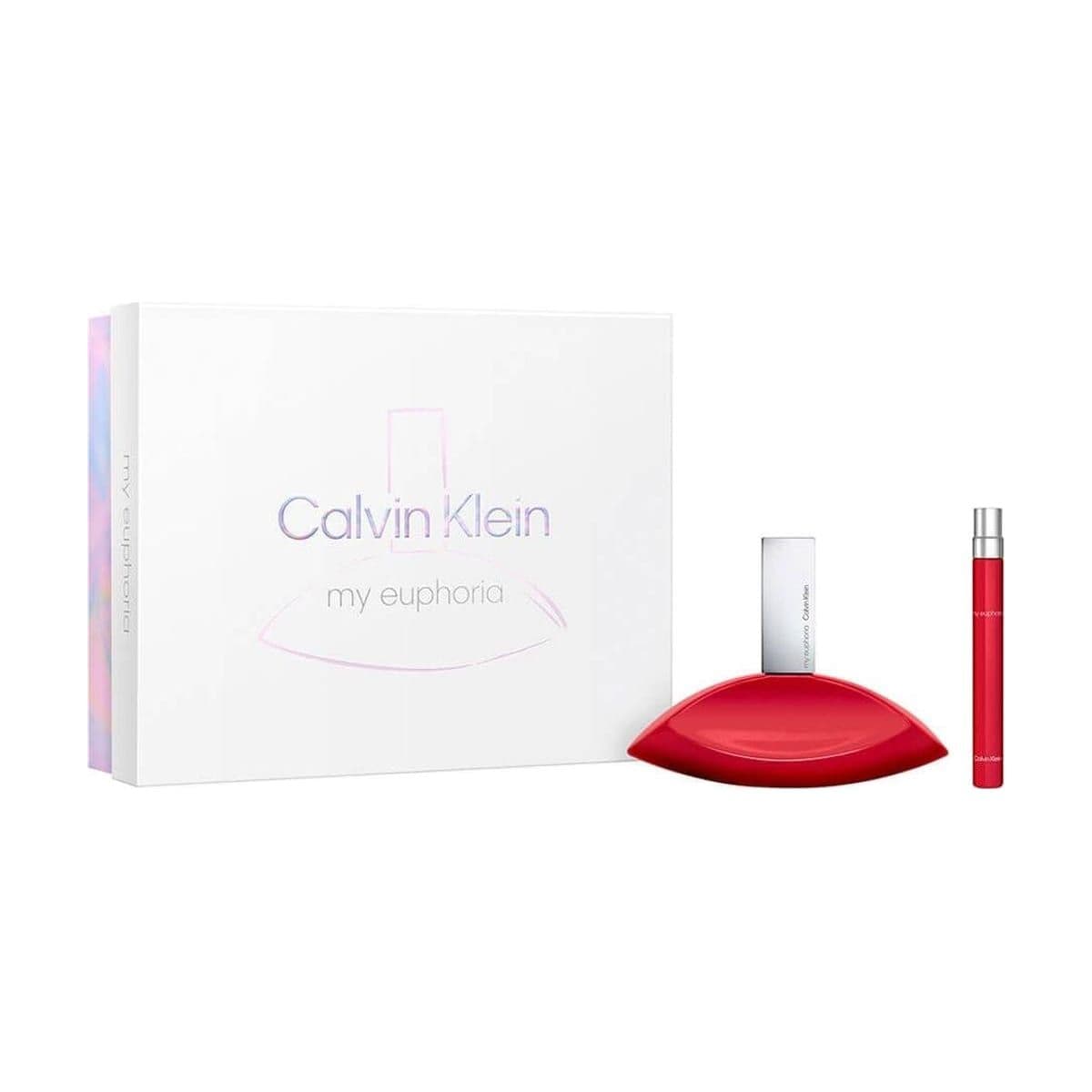 Embalagem de Kit Coffret Calvin Klein My Euphoria Feminino Eau de Parfum