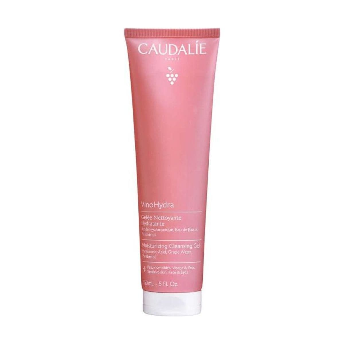 Embalagem de Gel de Limpeza Hidratante Caudalie VinoHydra