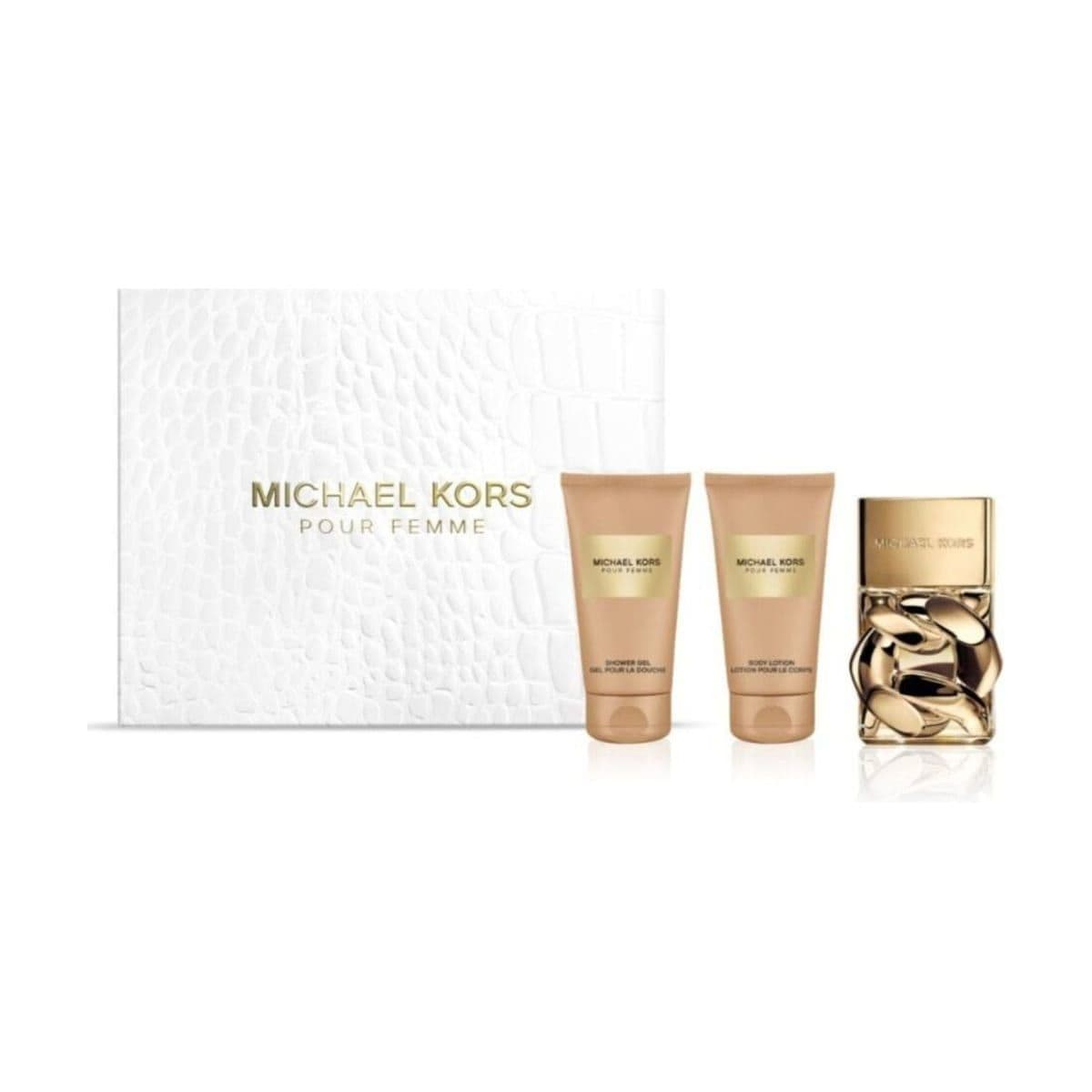 Embalagem de Kit Coffret Michael Kors Pour Femme Feminino Eau de Parfum