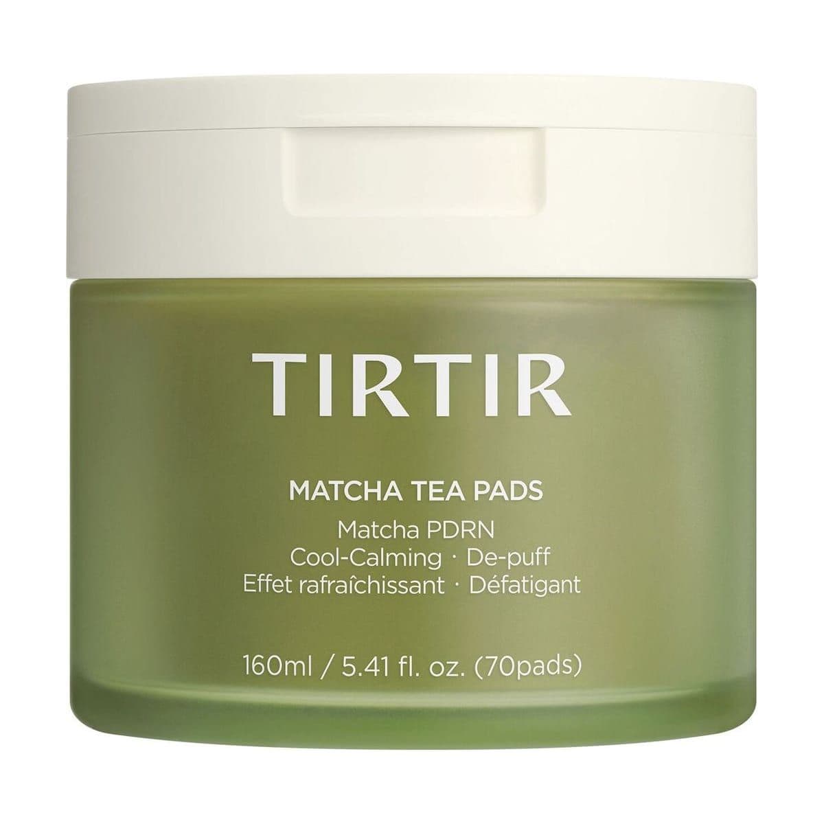 Embalagem de Pads Faciais Calmante TIRTIR Matcha PDRN