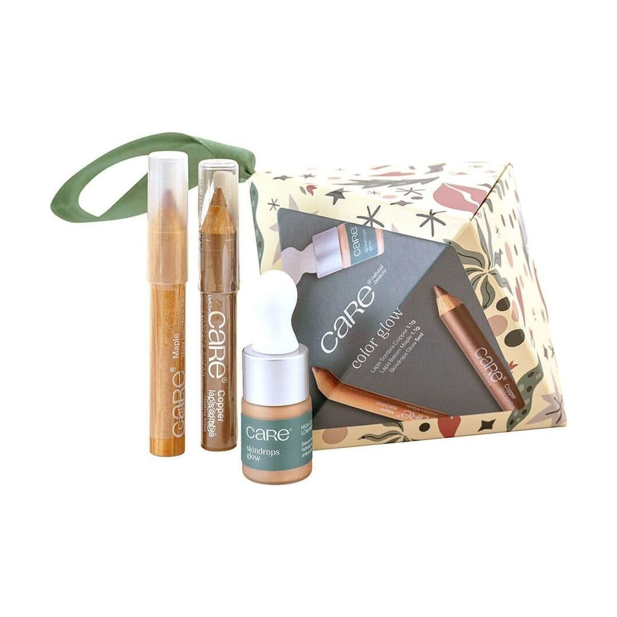 Embalagem de Kit Care Natural Beauty Color Glow Copper
