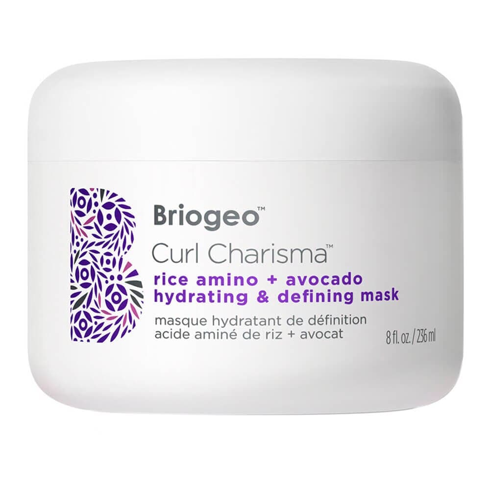 Embalagem de Máscara Capilar Hidratante Briogeo Curl Charisma Rice Amino + Avocado Hydrating & Defining Mask