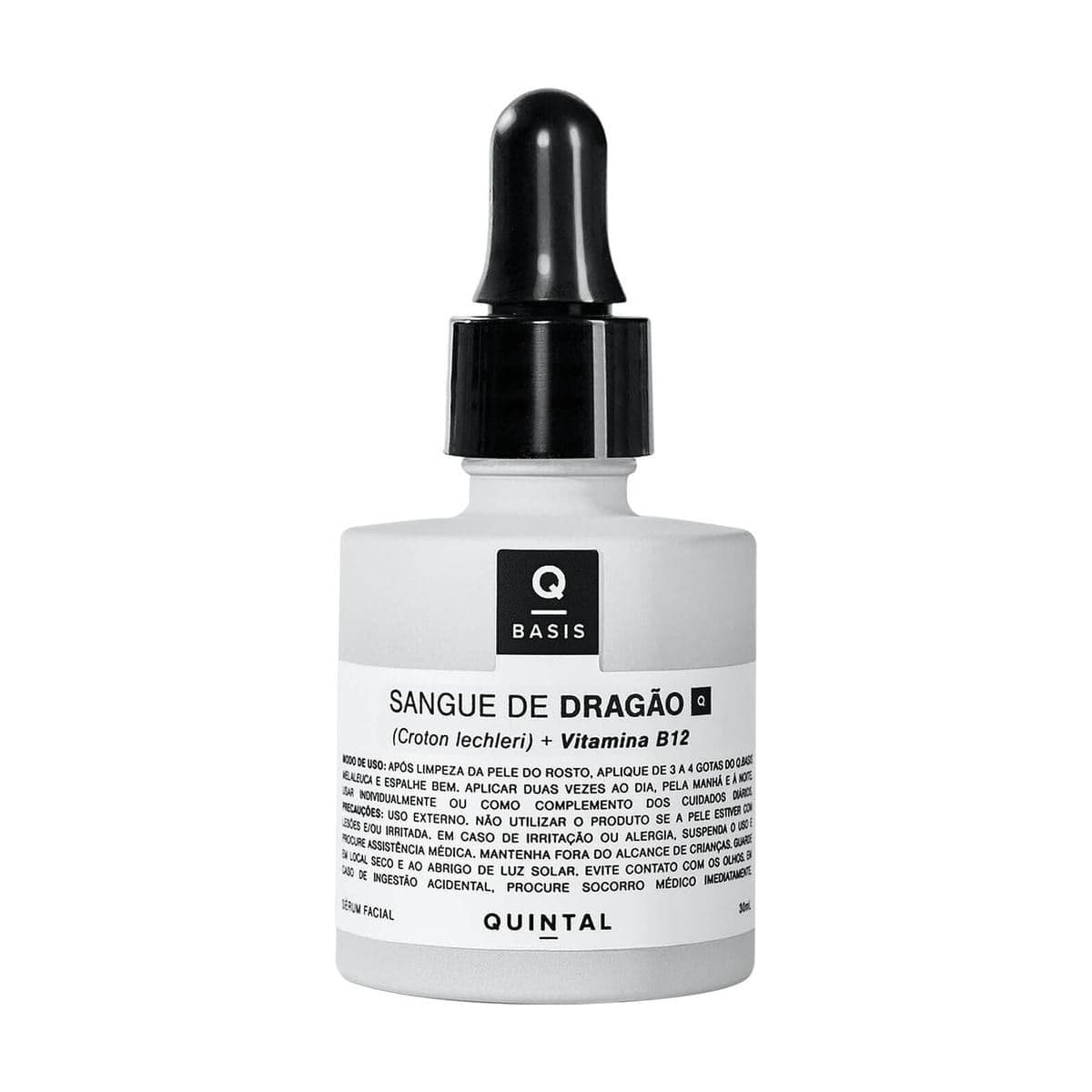 Embalagem de Sérum Quintal Q.Basis Sangue de Dragão + Vitamina B12