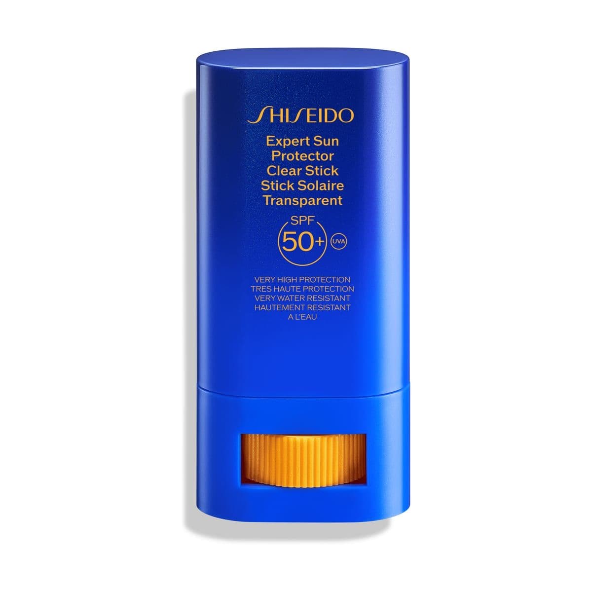 Embalagem de Protetor Solar em Bastão Shiseido Expert Sun Protector Clear Stick