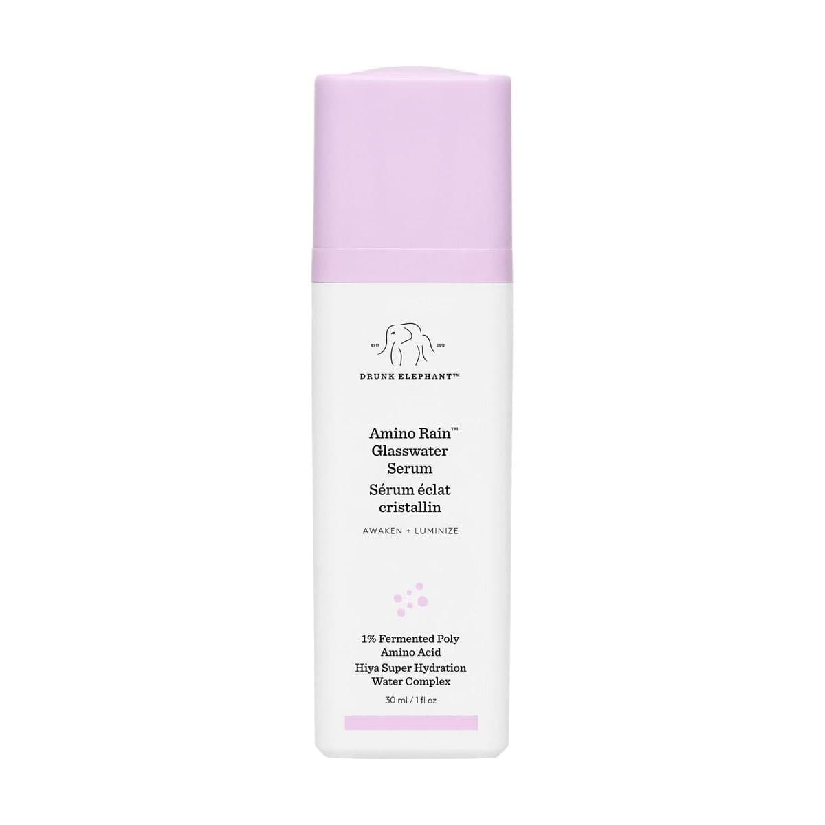 Embalagem de Sérum Facial Hidratante Drunk Elephant Amino Rain Glasswater