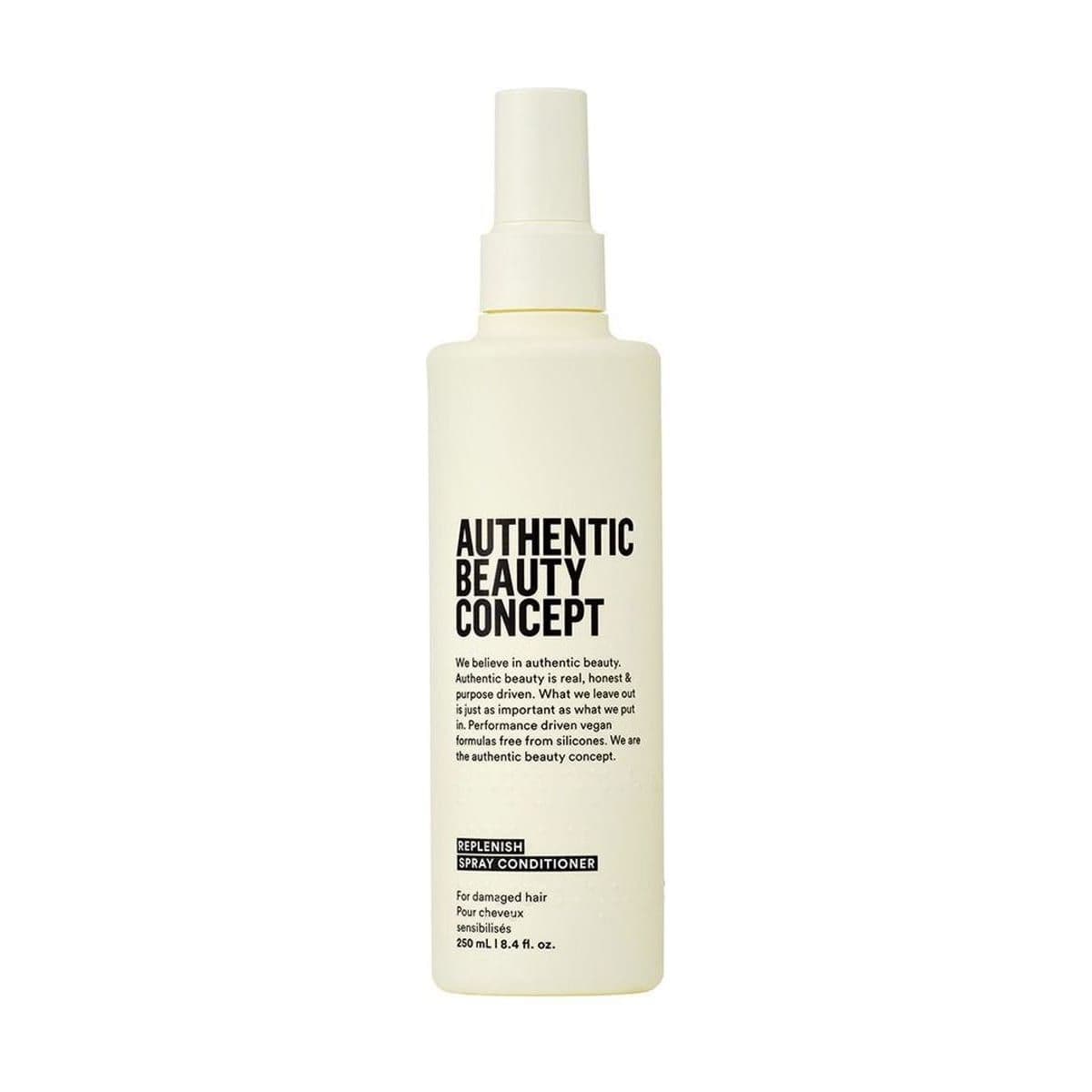 Embalagem de Leave-in Spray Authentic Beauty Concept Replenish