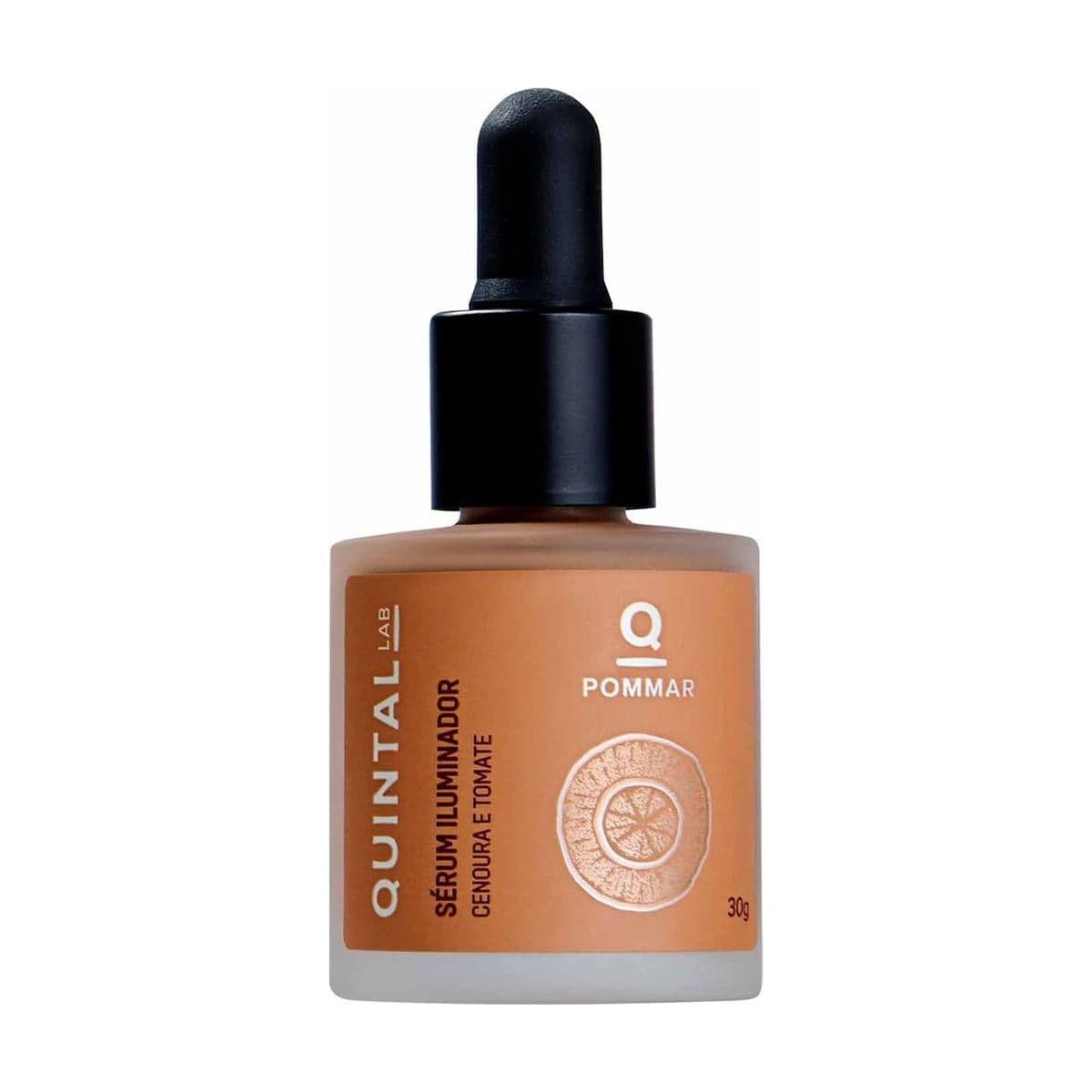 Embalagem de Sérum Iluminador Cenoura e Tomate Quintal