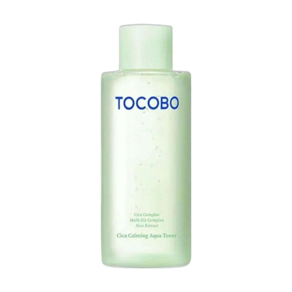 Embalagem de Tônico Facial Tocobo Cica Calming Aqua
