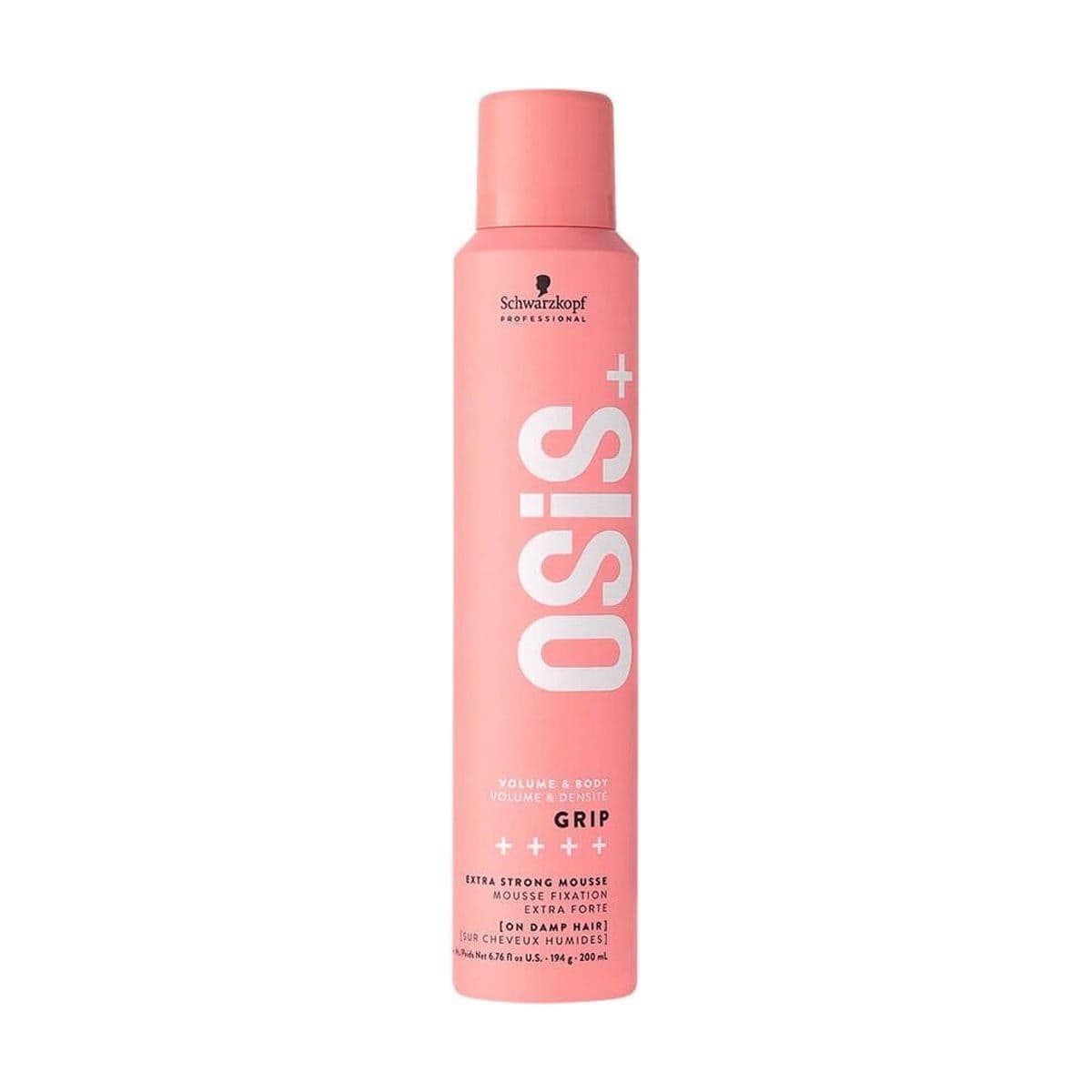 Embalagem de Mousse Fixador Schwarzkopf OSiS+ Grip