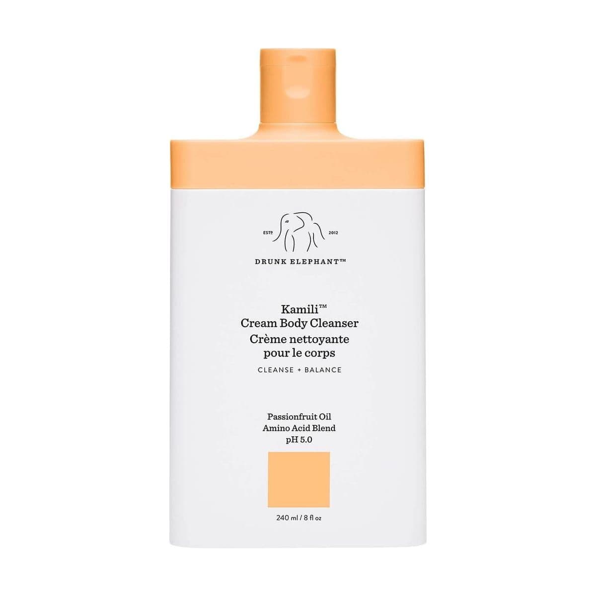 Embalagem de Limpador Corporal Drunk Elephant Kamili Body Cleanser
