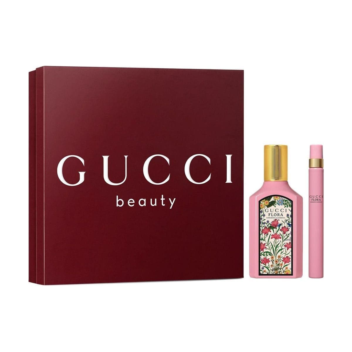 Embalagem de Kit Coffret Gucci Flora Gorgeous Gardenia Feminino Eau de Parfum