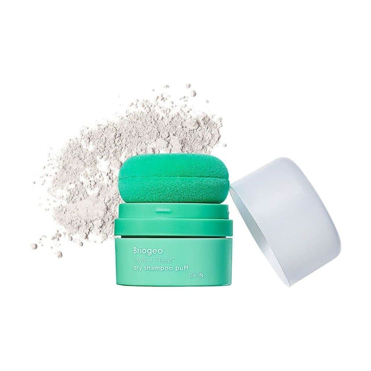 Embalagem de Shampoo a Seco Briogeo Style + Treat Dry Shampoo Puff