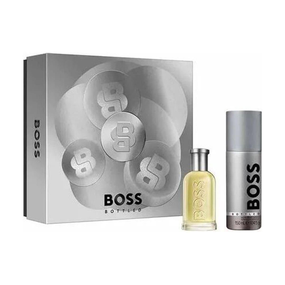 Embalagem de Kit Coffret Hugo Boss Bottled Masculino Eau de Toilette