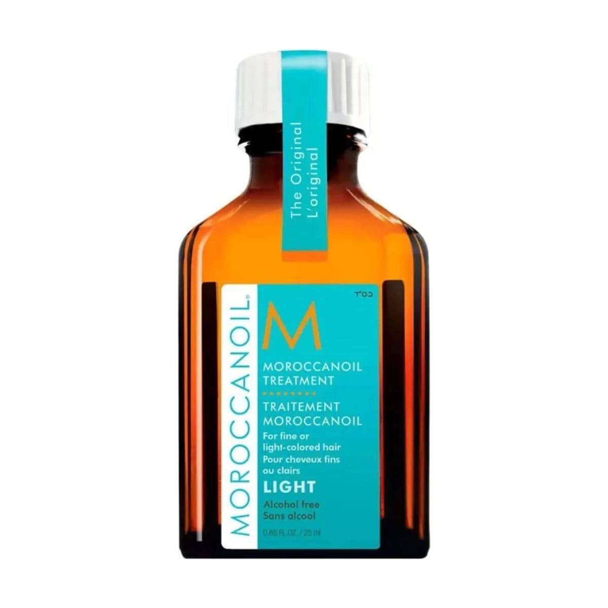 Embalagem de óleo capilar moroccanoil treatment light