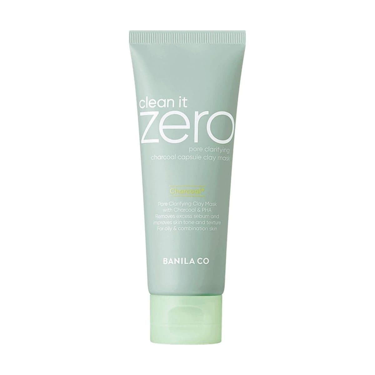 Embalagem de Máscara Facial Detox Argila e Carvão Ativado Banila Co Clean it Zero