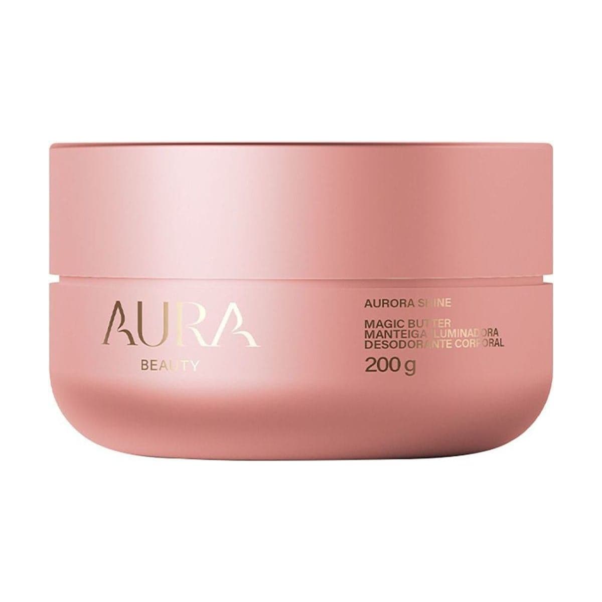 Embalagem de Manteiga Corporal Aura Beauty Aurora Shine Magic Butter