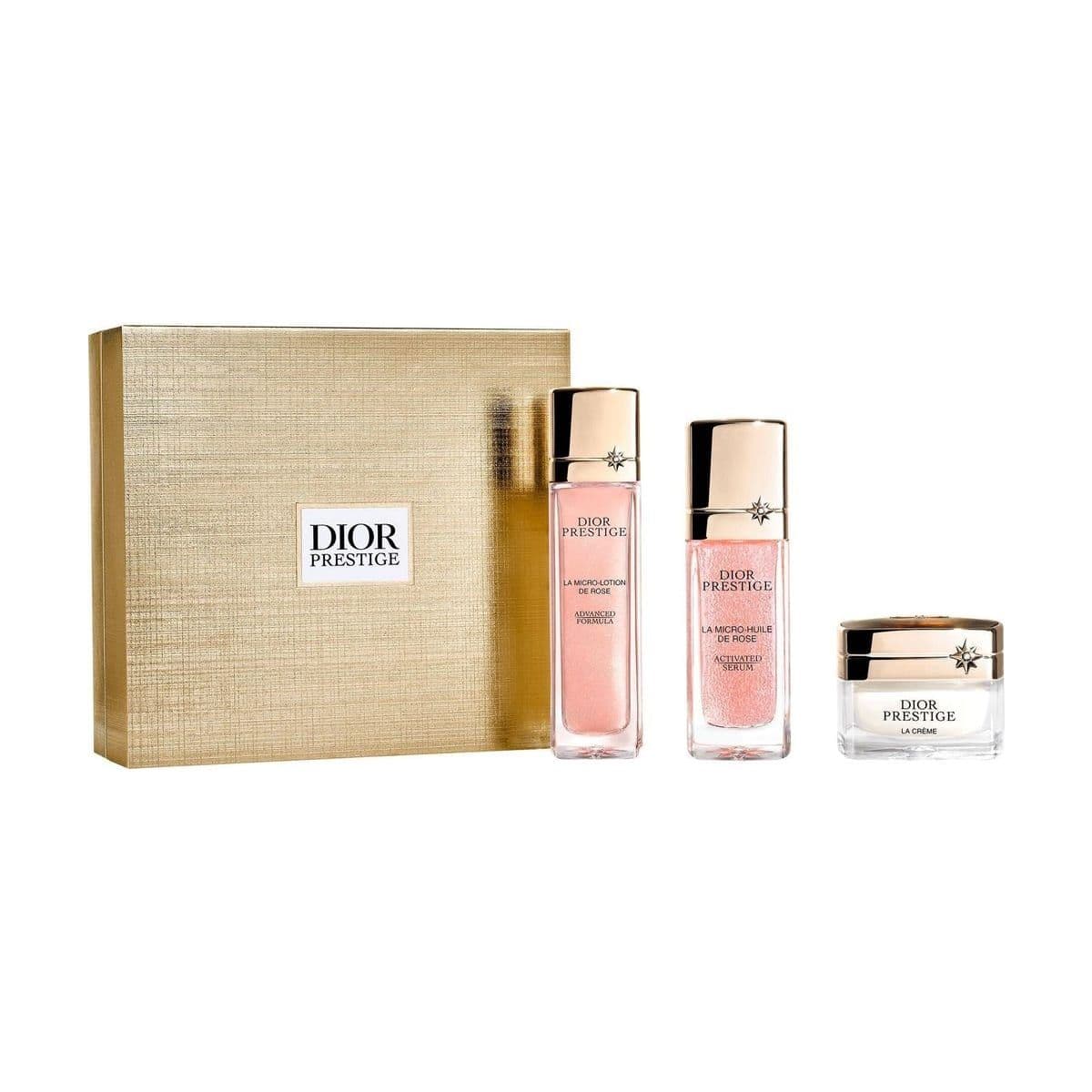 Embalagem de Kit de Skincare Dior Prestige Micro-Huile Nutrition