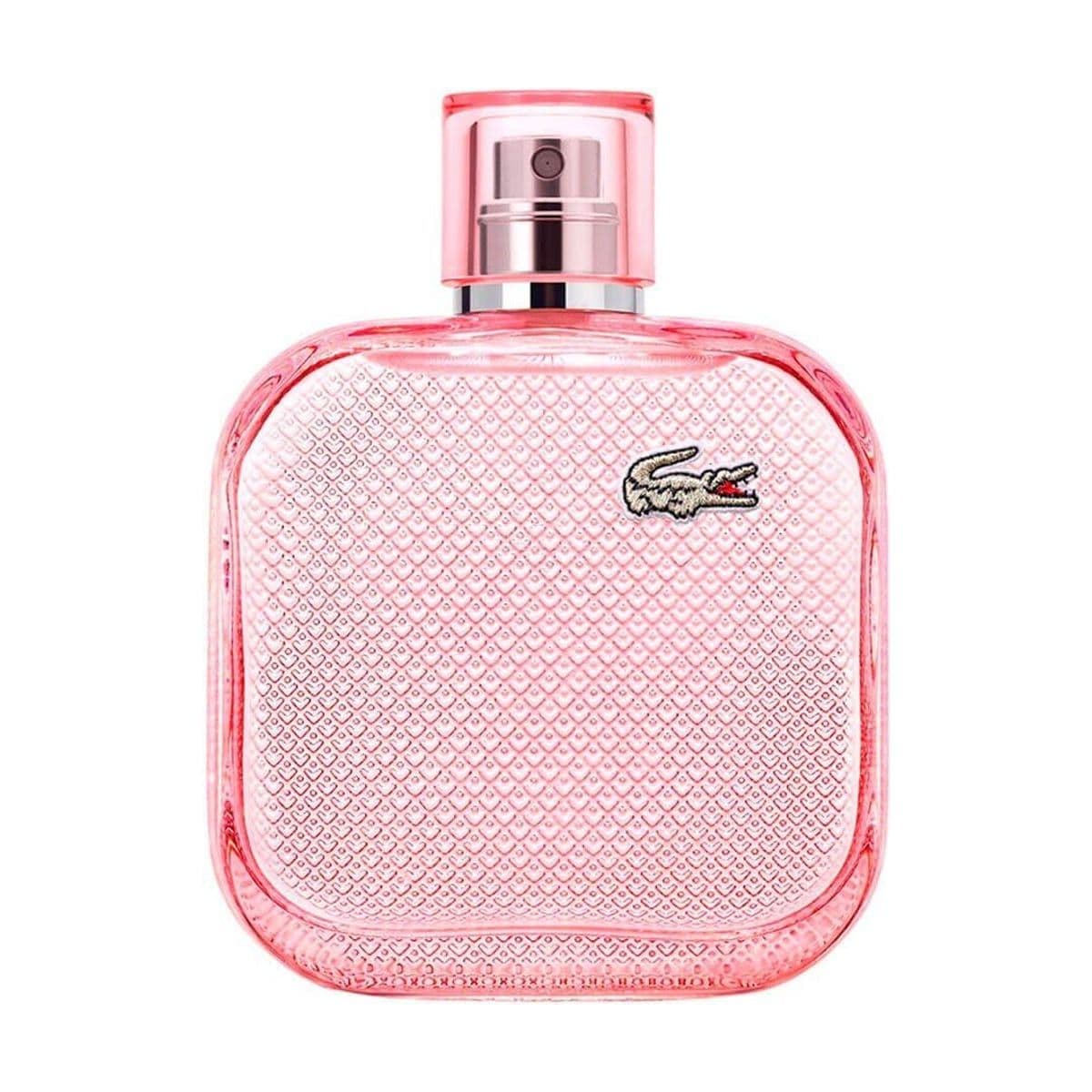 Embalagem de Perfume Lacoste L.12.12 Rose Sparkling Feminino Eau de Toilette