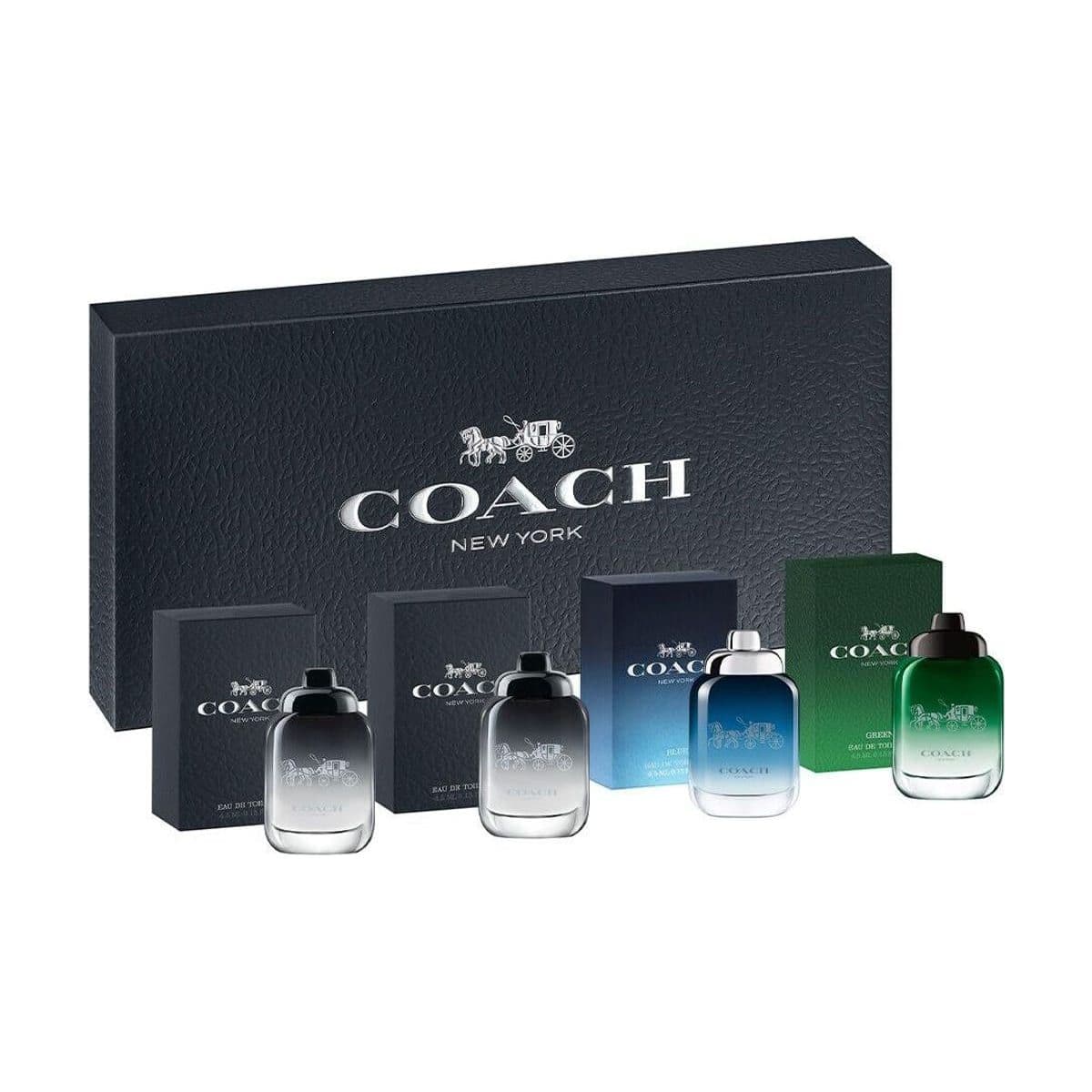 Embalagem de Kit Coffret Coach Mini Masculino Eau de Toilette