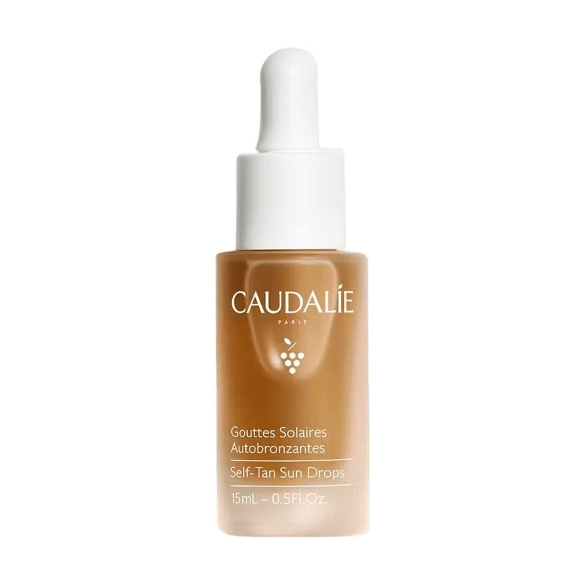 Embalagem de Gotas Autobronzeadoras Caudalie