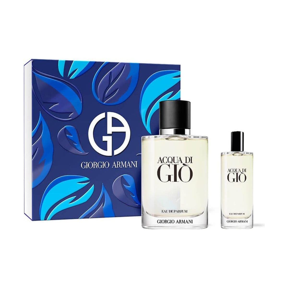 Embalagem de Kit Coffret Giorgio Armani Acqua Di Giò Masculino Eau de Parfum