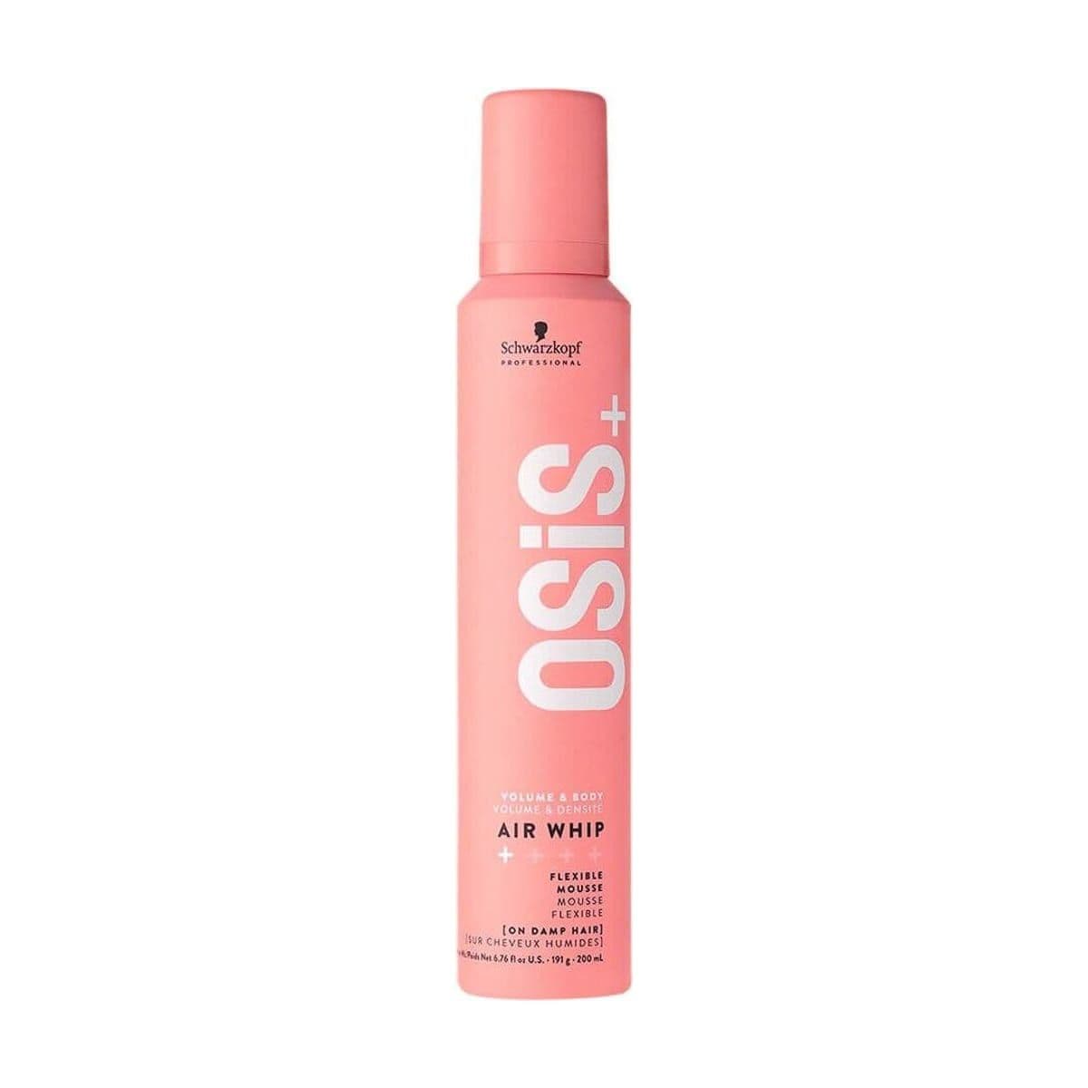 Embalagem de Mousse Modelador Schwarzkopf OSiS+ Air Whip