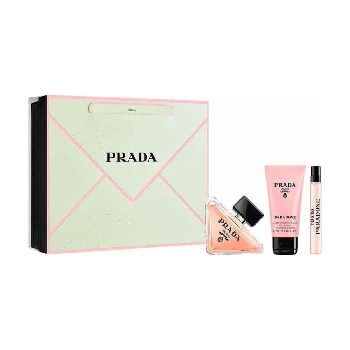 Embalagem de Kit Coffret Prada Paradoxe Feminino Eau de Parfum