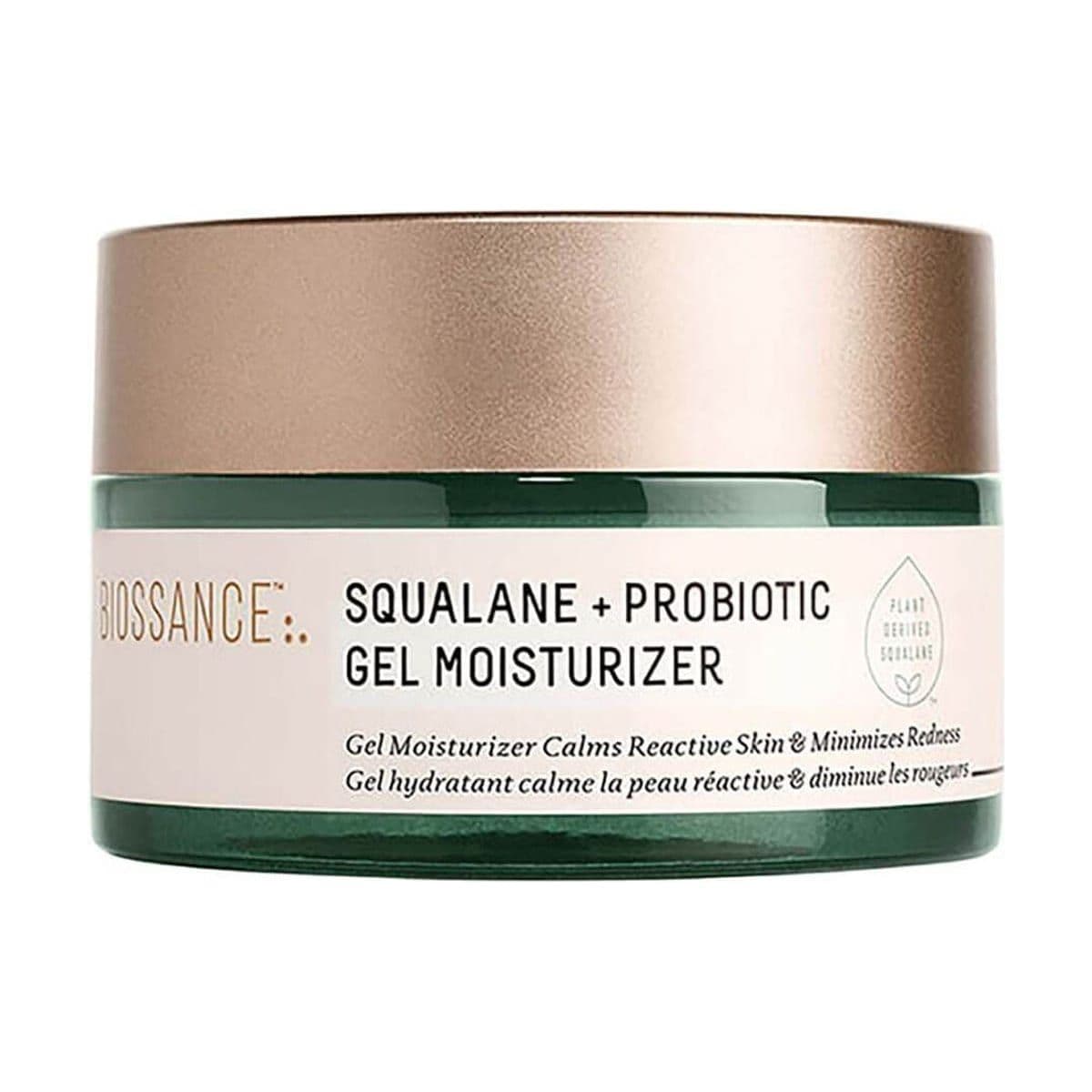 Embalagem de Gel Hidratante Biossance Squalane + Probiotic Gel Moisturizer V2