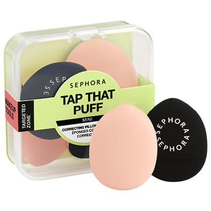 Embalagem de Mini Esponja Sephora Collection Tap That Puff