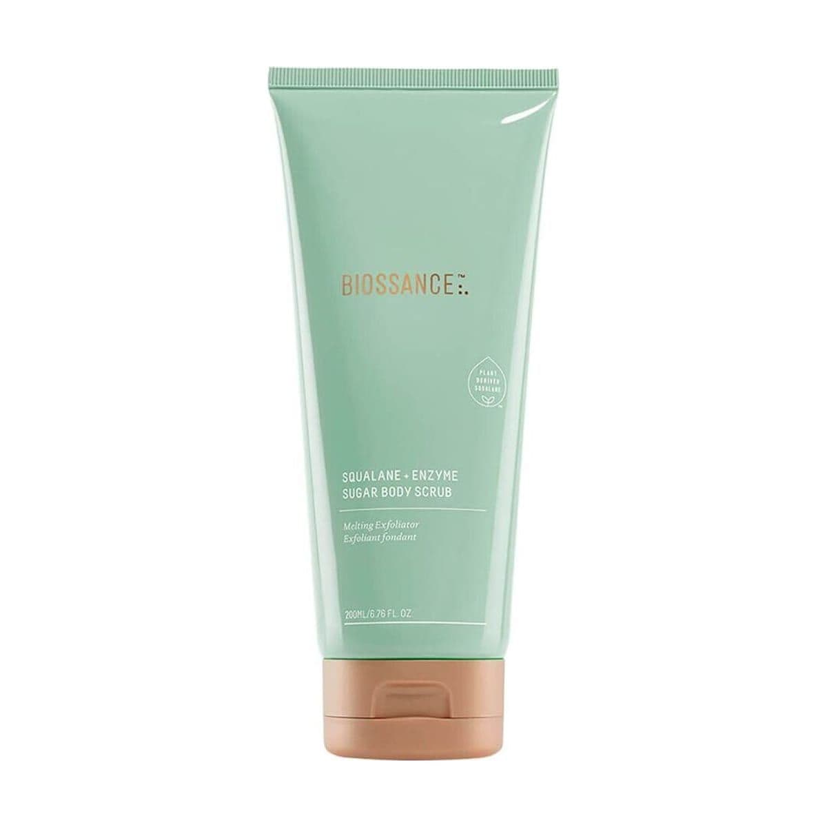 Embalagem de Esfoliante Corporal Biossance Enzimático com Açúcar e Esqualano