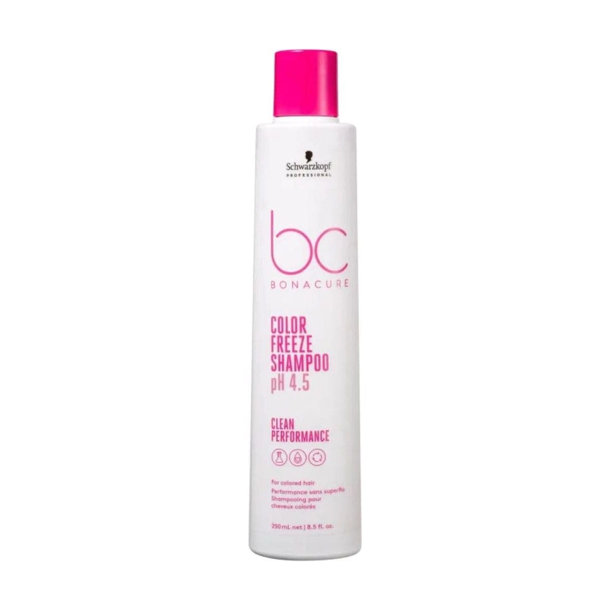 Embalagem de Shampoo Schwarzkopf Bonacure Clean Performance Color Freeze
