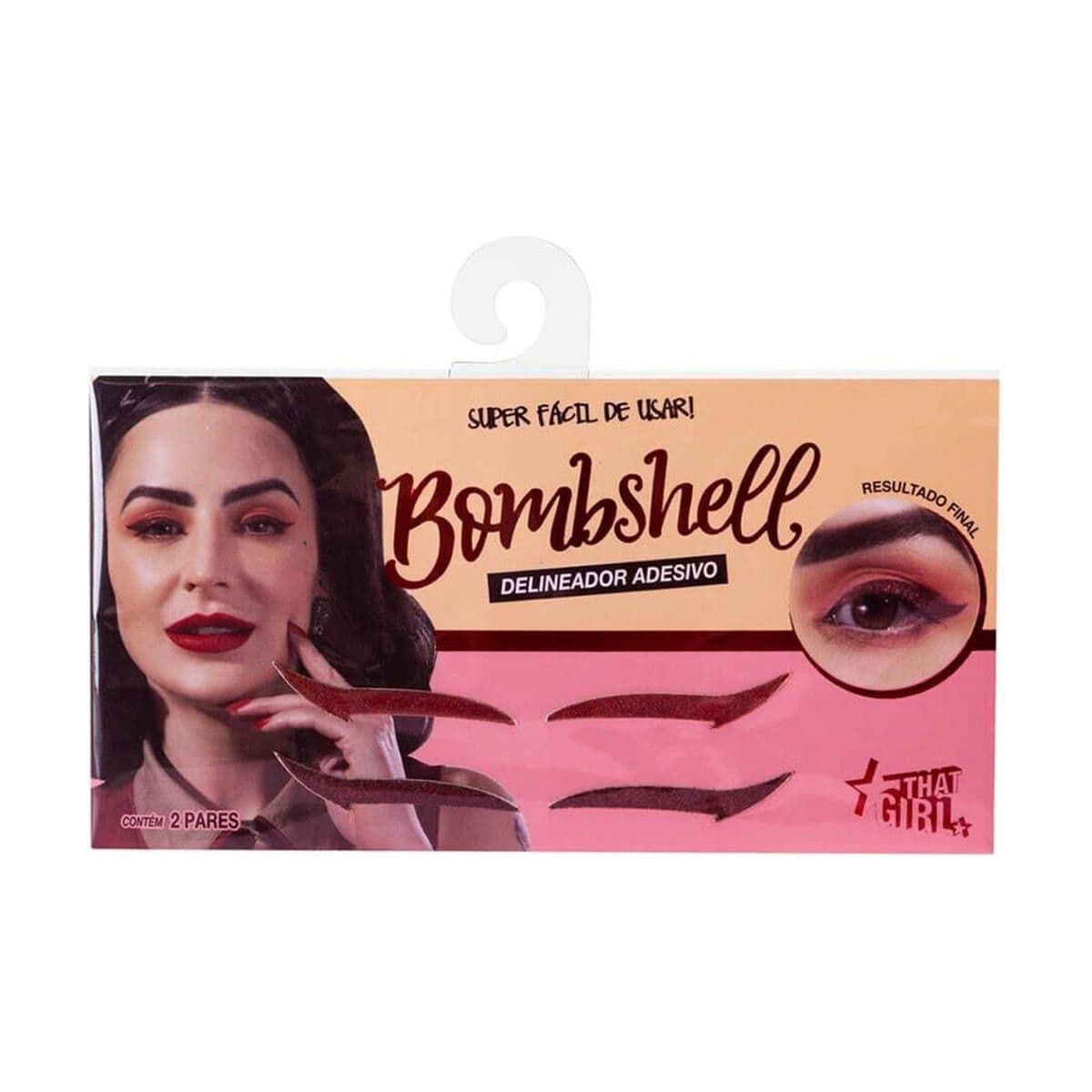 Embalagem de Delineador That Girl Adesivo Bombshell