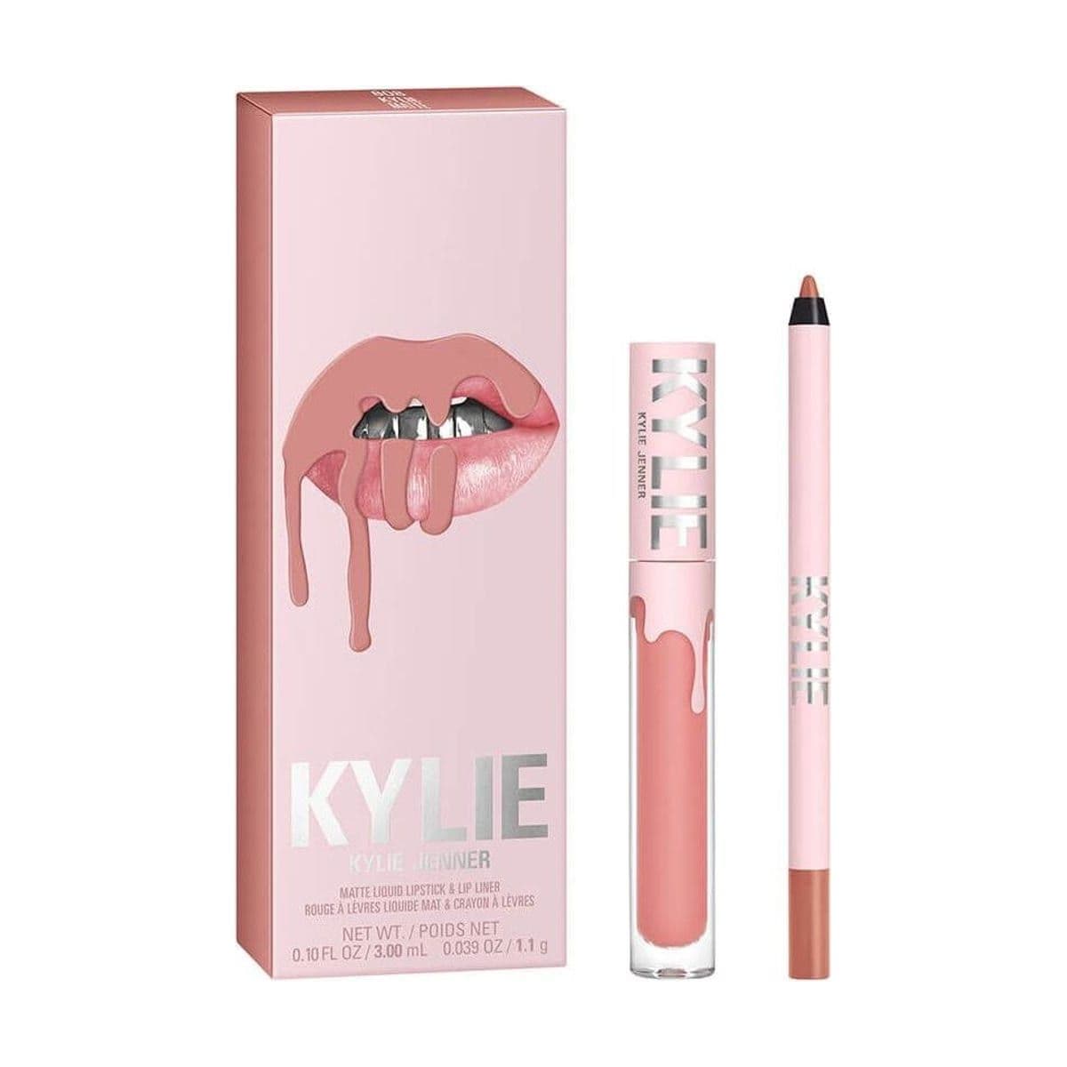 Embalagem de Kit Batom e Lápis Kylie Jenner Lip Kit