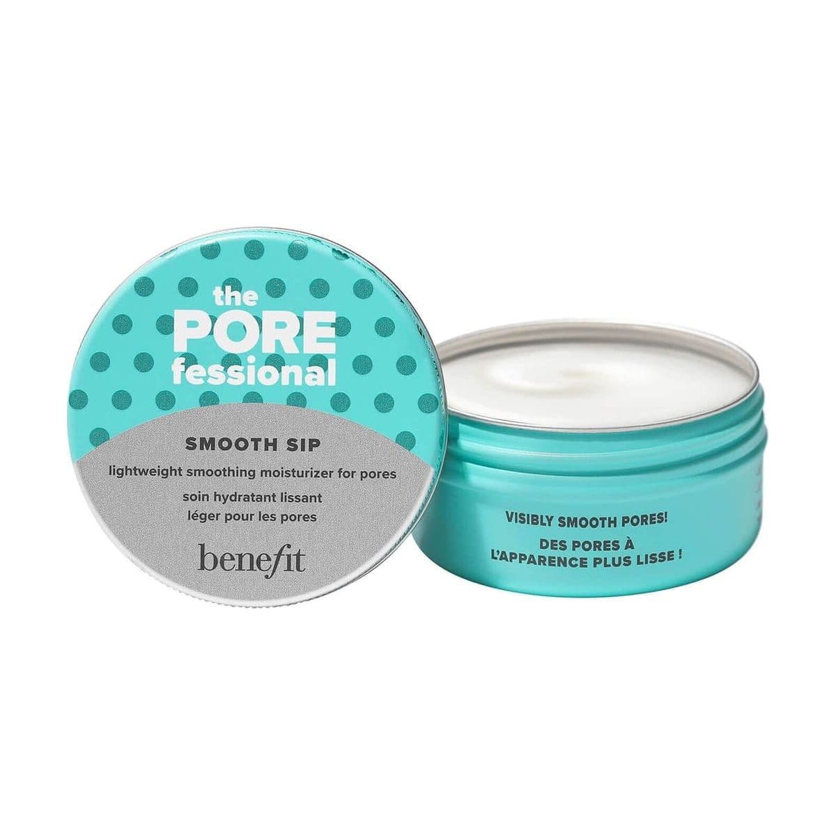 Embalagem de Hidratante leve suavizador de poros benefit the POREfessional smooth sip
