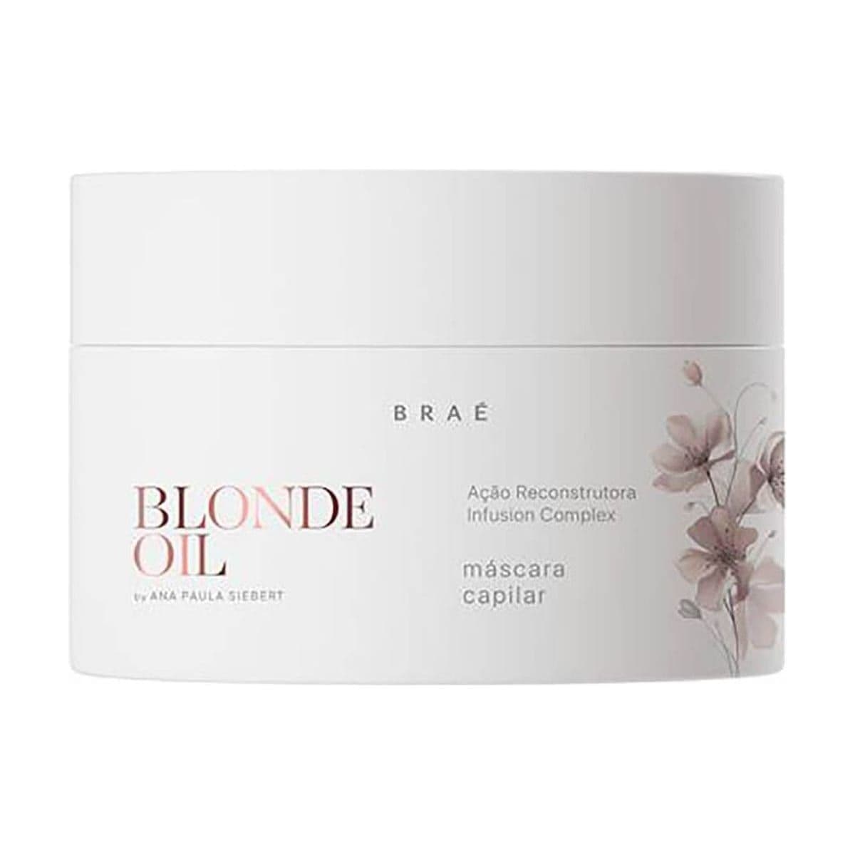 Embalagem de Máscara Capilar Condicionante Braé Blonde Oil By Ana Paula Siebert