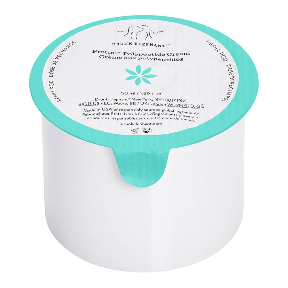 Embalagem de Creme Hidratante Facial Drunk Elephant Protini Polypeptide Refil