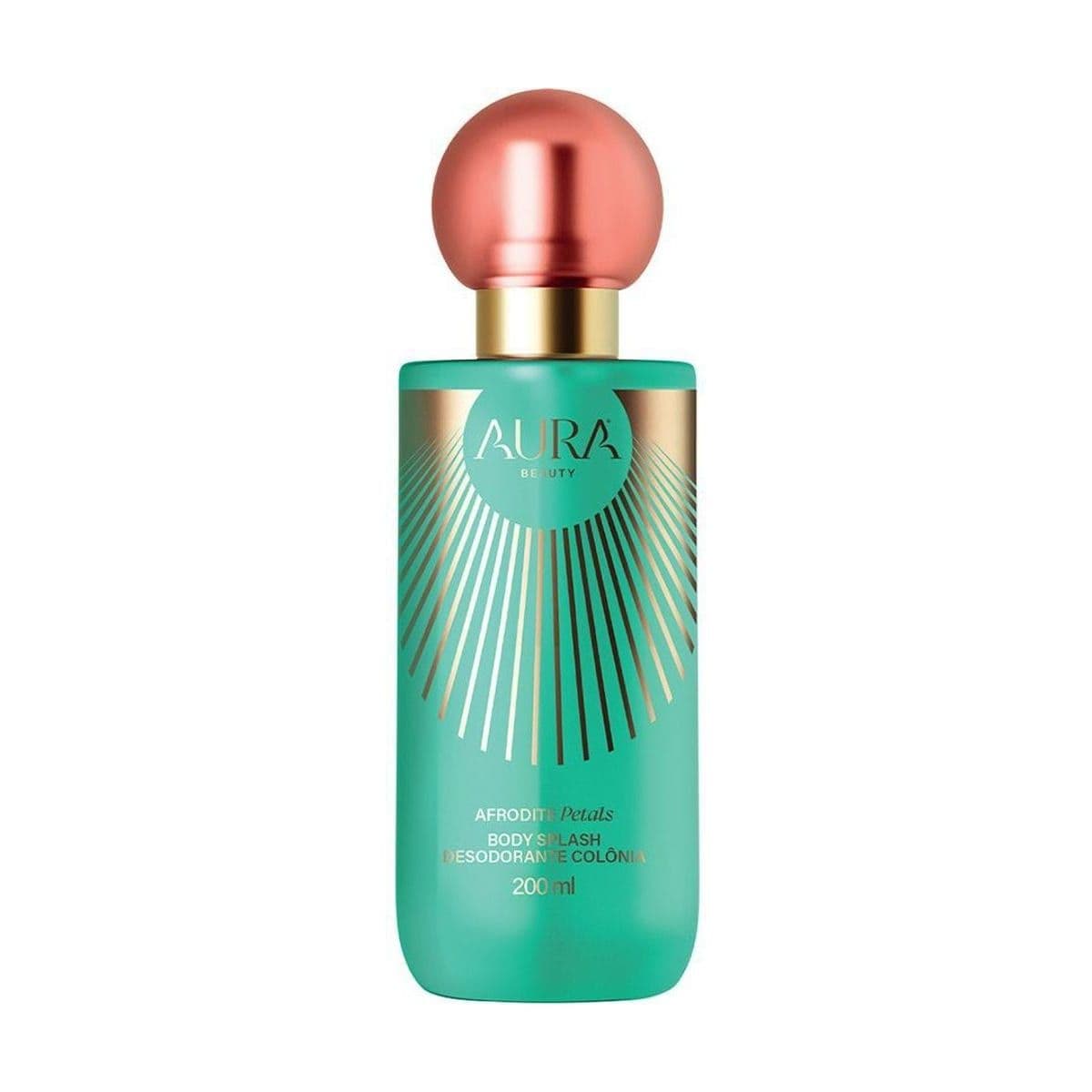 Embalagem de Body Splash Aura Beauty Afrodite Petals