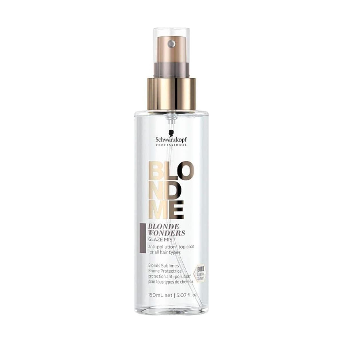Embalagem de Finalizador Schwarzkopf Blond Me Wonders Glaze Mist