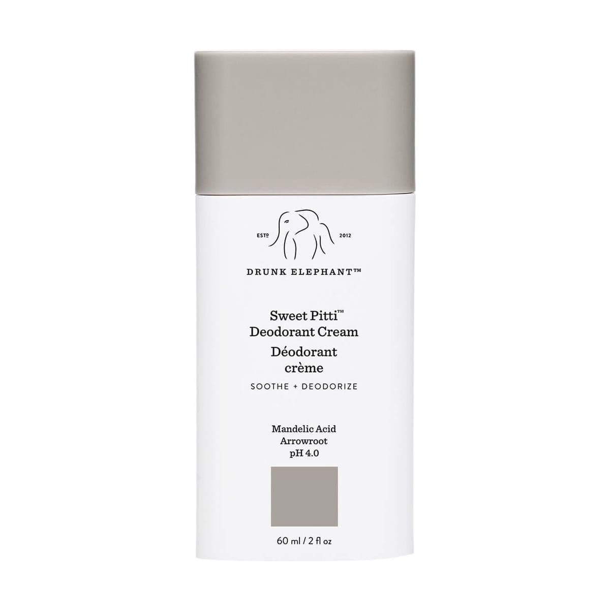 Embalagem de Desodorante Vegano Drunk Elephant Sweet Pitti Deodorant Cream