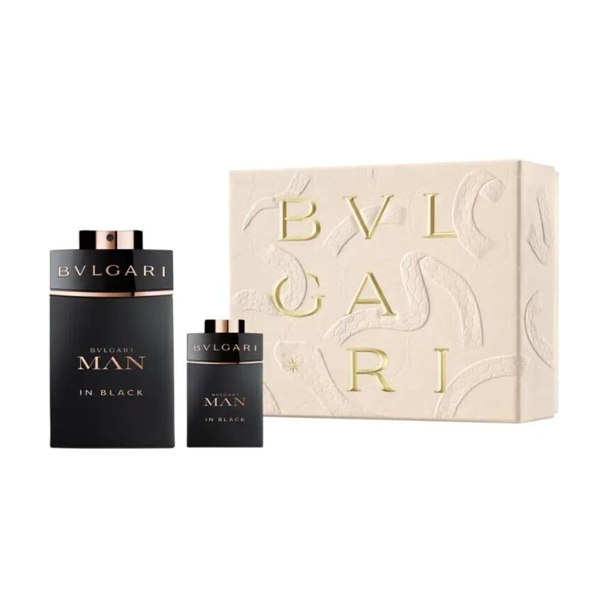 Embalagem de Kit Coffret Bvlgari Man in Black Masculino Eau de Parfum