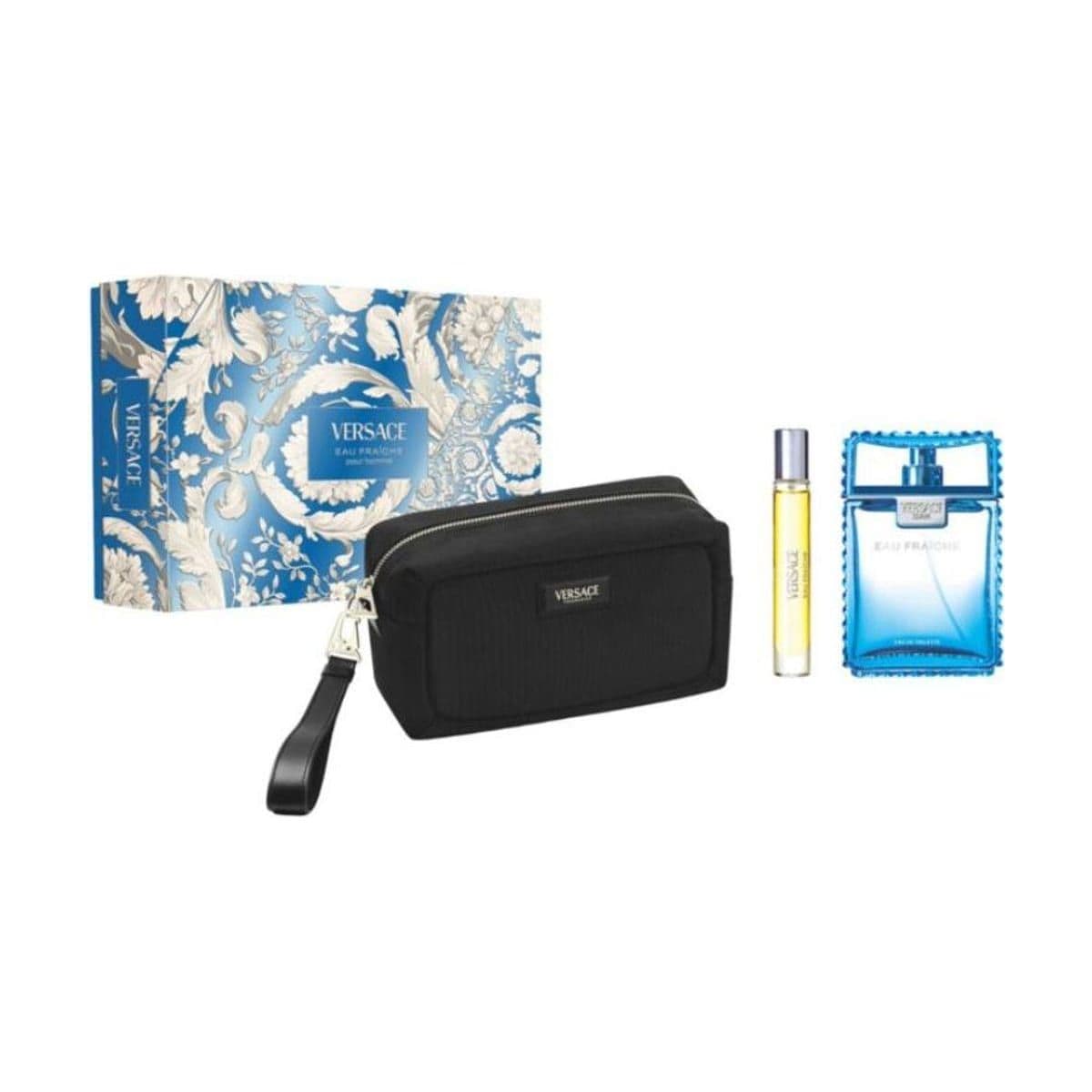 Embalagem de Kit Coffret Versace Eau Fraiche masculino eau de toilette