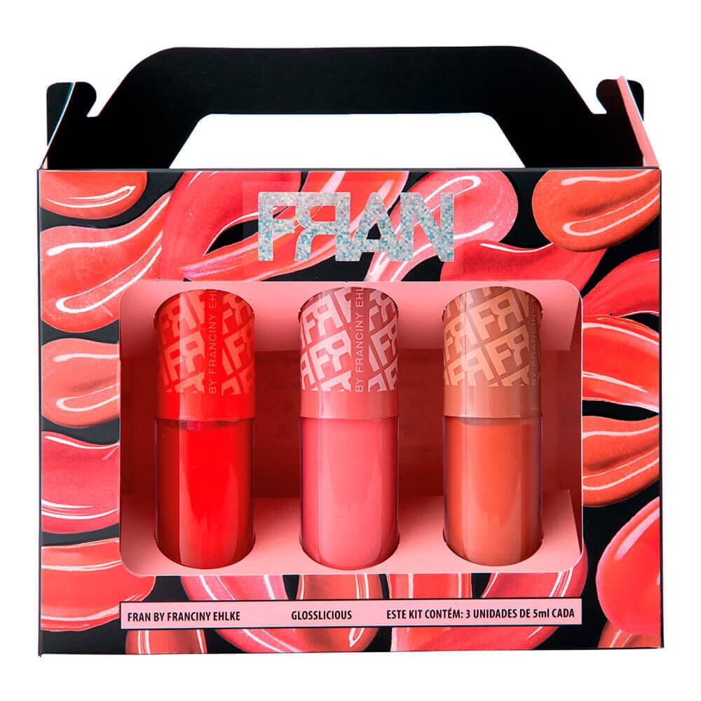 Embalagem de Kit Fran Glosslicious By Franciny Ehlke