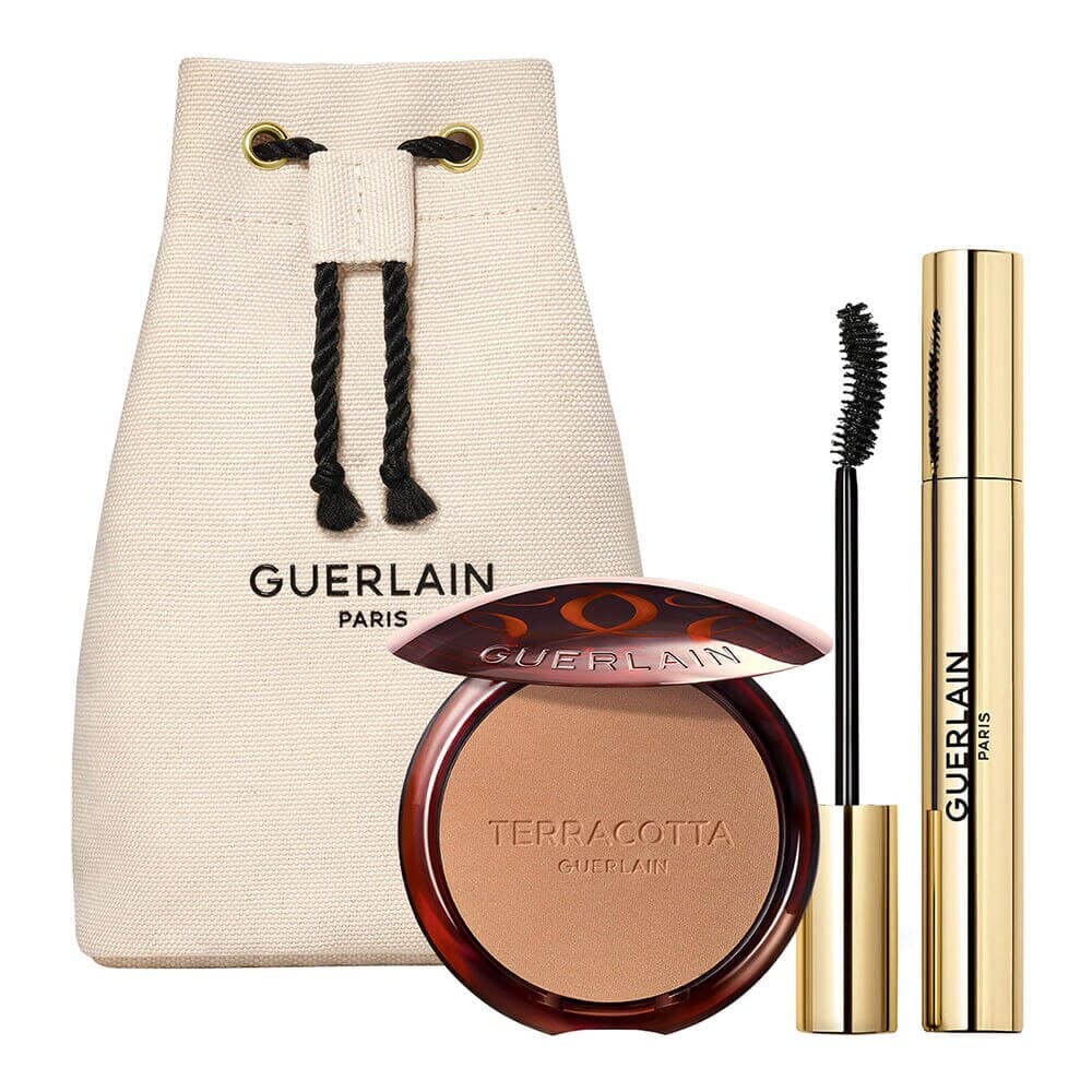Embalagem de Kit Terracotta Original e Máscara de Cílios Noir G Guerlain