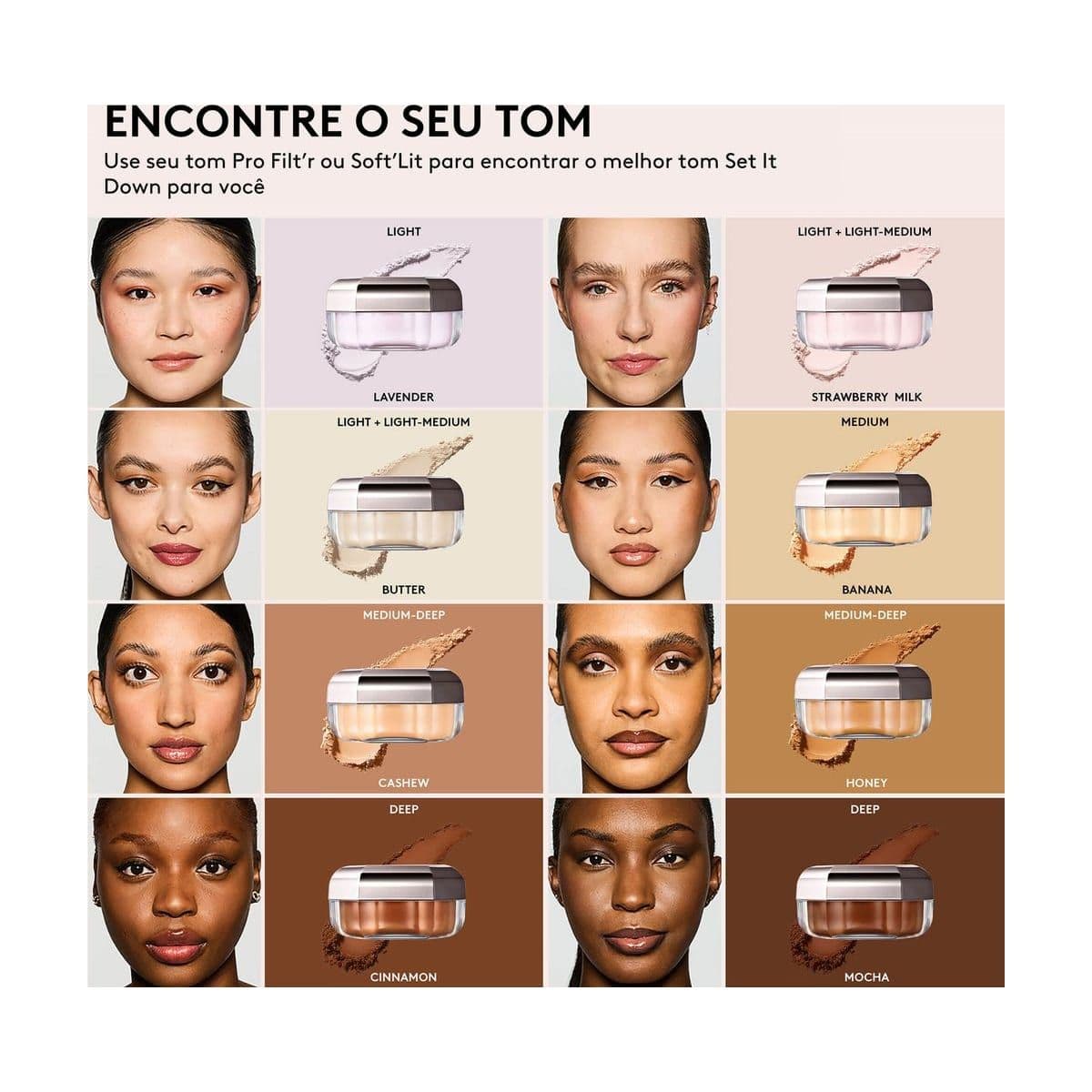 Embalagem de Pó Solto Fenty Beauty Set It Down Loose Setting Powder
