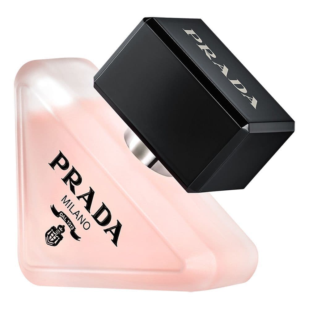 Embalagem de Hair Mist Prada Paradoxe